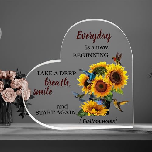 Christian Gifts, Family Religious Gifts for Men Women, Heart-shaped Christian Acrylic Plaque, Christmas Acrylic Plaque, Christian Decorations for Home, Religious Decor, Christian Friend Gifts