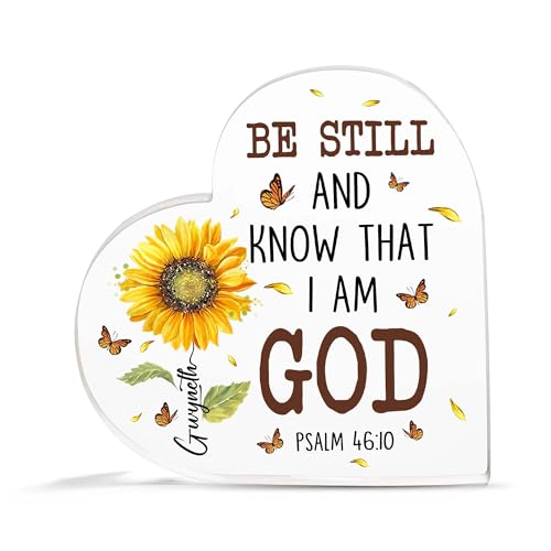 Christian Gifts, Family Religious Gifts for Men Women, Heart-shaped Christian Acrylic Plaque, Christmas Acrylic Plaque, Christian Decorations for Home, Religious Decor, Christian Friend Gifts