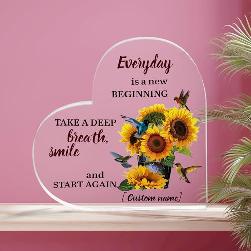 Christian Gifts, Family Religious Gifts for Men Women, Heart-shaped Christian Acrylic Plaque, Christmas Acrylic Plaque, Christian Decorations for Home, Religious Decor, Christian Friend Gifts