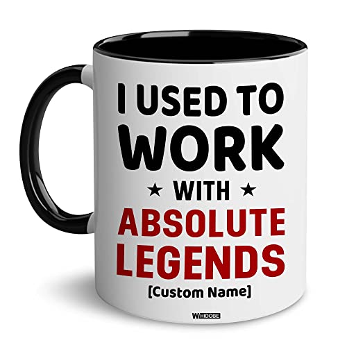 I Used To Work With Absolute Legend Coworker Retirement New Job Goodbye Workplace Office Boss, Women, Men, Going Away, Colleague, Farewell, Leaving, Good Luck New Job Coworker Accent Mug 11OZ