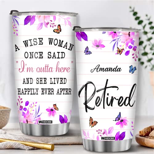 Retired Tumbler Retired Under New Management See Grandkids For Details Tumbler Funny Happy Retirement Gift For Grandma Women From Grandkids On Mothers Day Birthday Anniversary Christmas