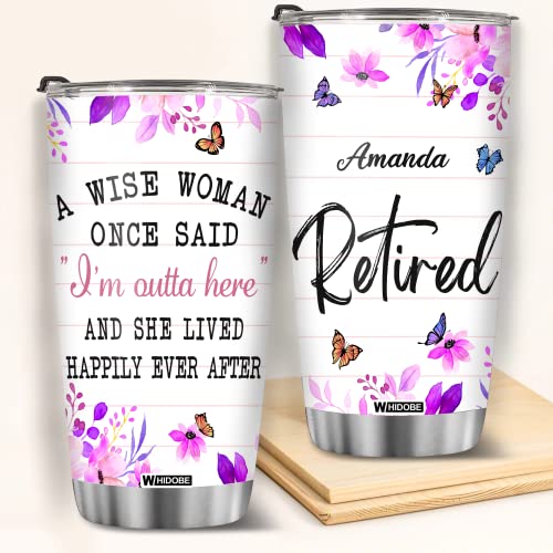 Retired Tumbler Retired Under New Management See Grandkids For Details Tumbler Funny Happy Retirement Gift For Grandma Women From Grandkids On Mothers Day Birthday Anniversary Christmas