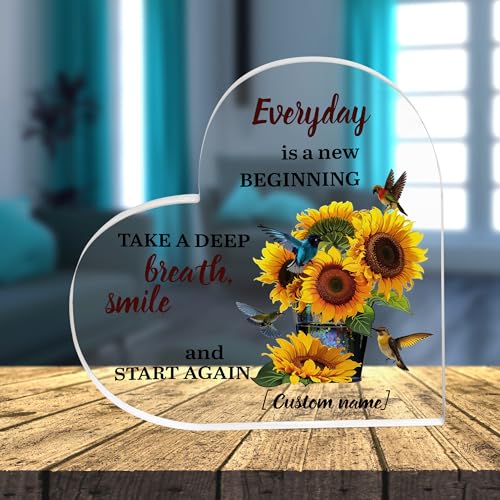 Christian Gifts, Family Religious Gifts for Men Women, Heart-shaped Christian Acrylic Plaque, Christmas Acrylic Plaque, Christian Decorations for Home, Religious Decor, Christian Friend Gifts