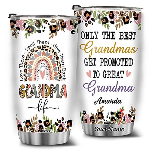 Retired Tumbler Retired Under New Management See Grandkids For Details Tumbler Funny Happy Retirement Gift For Grandma Women From Grandkids On Mothers Day Birthday Anniversary Christmas
