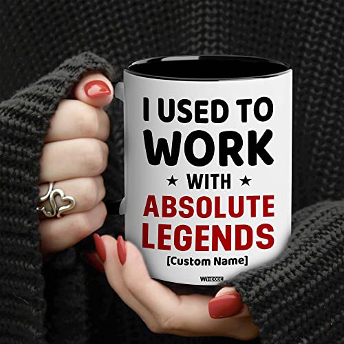 I Used To Work With Absolute Legend Coworker Retirement New Job Goodbye Workplace Office Boss, Women, Men, Going Away, Colleague, Farewell, Leaving, Good Luck New Job Coworker Accent Mug 11OZ