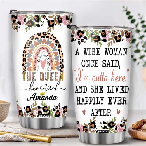 Retired Tumbler Retired Under New Management See Grandkids For Details Tumbler Funny Happy Retirement Gift For Grandma Women From Grandkids On Mothers Day Birthday Anniversary Christmas