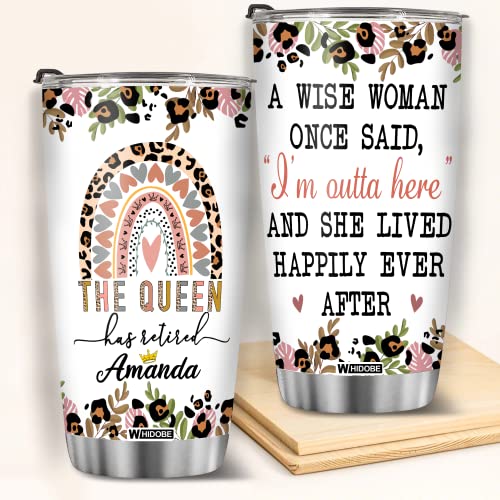 Retired Tumbler Retired Under New Management See Grandkids For Details Tumbler Funny Happy Retirement Gift For Grandma Women From Grandkids On Mothers Day Birthday Anniversary Christmas