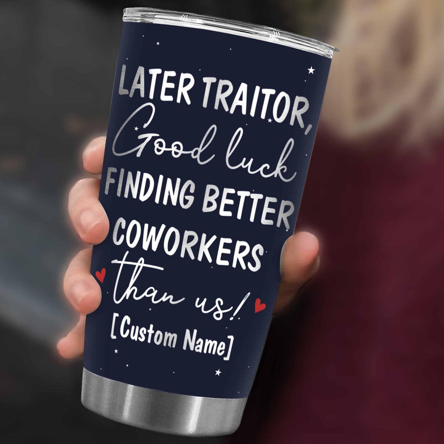 Stainless Steel 20.0 oz Tumbler, Vacuum Insulated Retirement New Job Goodbye Workplace Office Boss, BPA Free