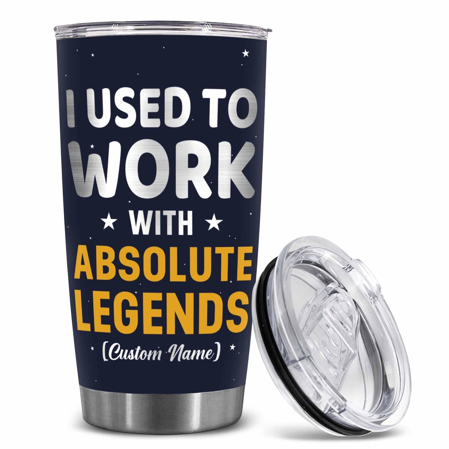 Stainless Steel 20.0 oz Tumbler, Vacuum Insulated Retirement New Job Goodbye Workplace Office Boss, BPA Free