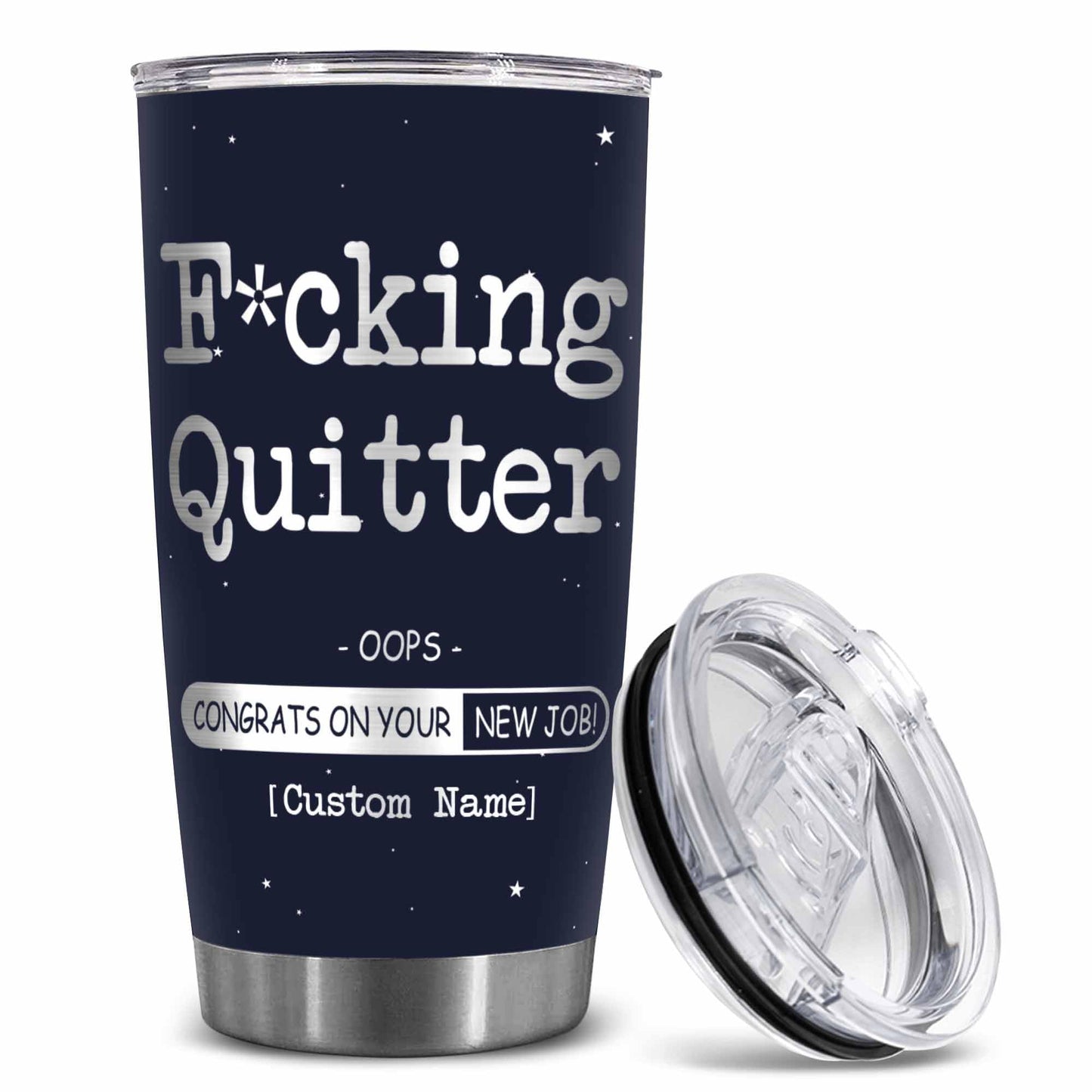 Stainless Steel 20.0 oz Tumbler, Vacuum Insulated Retirement New Job Goodbye Workplace Office Boss, BPA Free