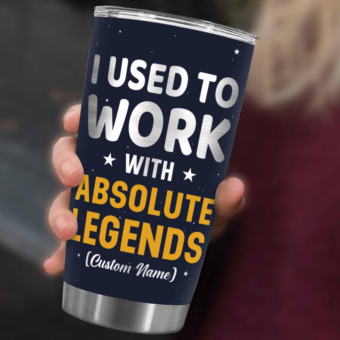 Stainless Steel 20.0 oz Tumbler, Vacuum Insulated Retirement New Job Goodbye Workplace Office Boss, BPA Free