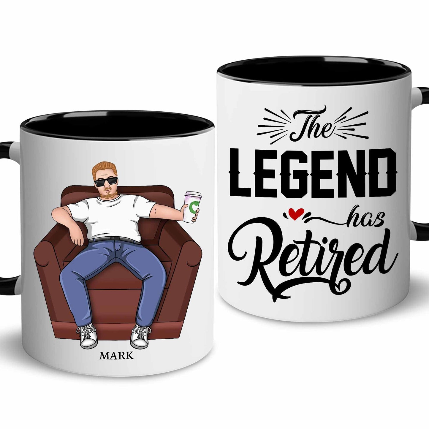 Retirement Gifts Retirement Mug Retired Mug The Legend Has Retired Mug for Women Men Dad Mom Retired Calendar Mug Coworkers Office Family Idea Her Mothers Fathers Day Birthday Christmas
