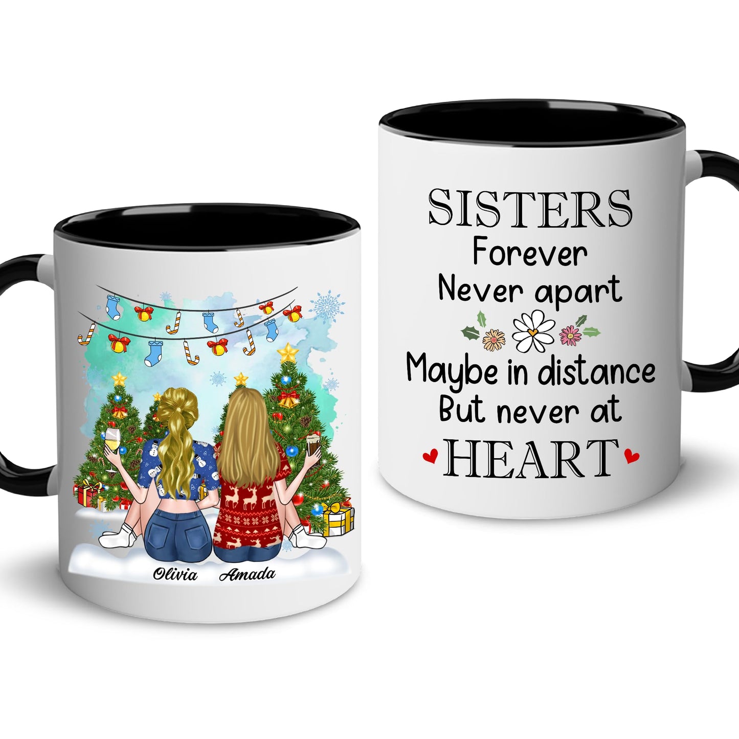 Gift for Sister Mug, Sister Gift for Sister, Sister I Would Fight A Bear Mug, Sister Birthday Gift Coffee Cup, Women, Woman, Mom, Daughter, Brother, Sister Bestie On Christmas Anniversary S2