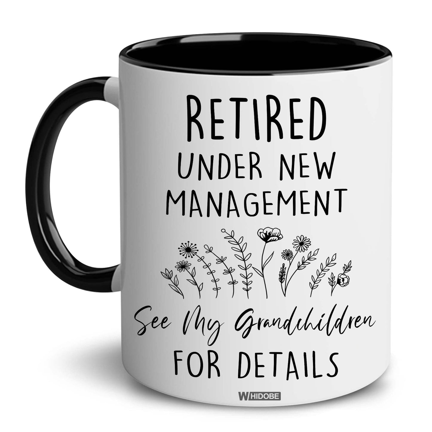 Retirement Gifts for Women, Retirement Gifts for Grandma, Woman, Mom, Coworker, Retired Mug Retired Under New Management See Grandkids For Details Mug For Mothers Day Birthday Christmas 11OZ