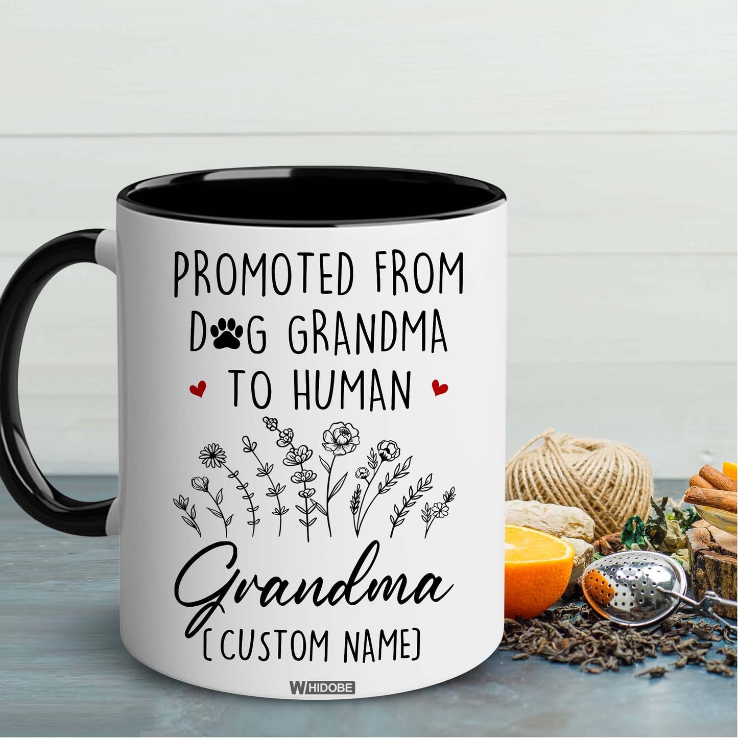 Grandma Gift Mug, New Baby Reveal Gift For Grandma, Grandma To Be From Daughter, Baby Pregnancy Announcement Gift, Cute Mug For Women Woman, New Grandmother, Mothers Day Cup Future Grandma