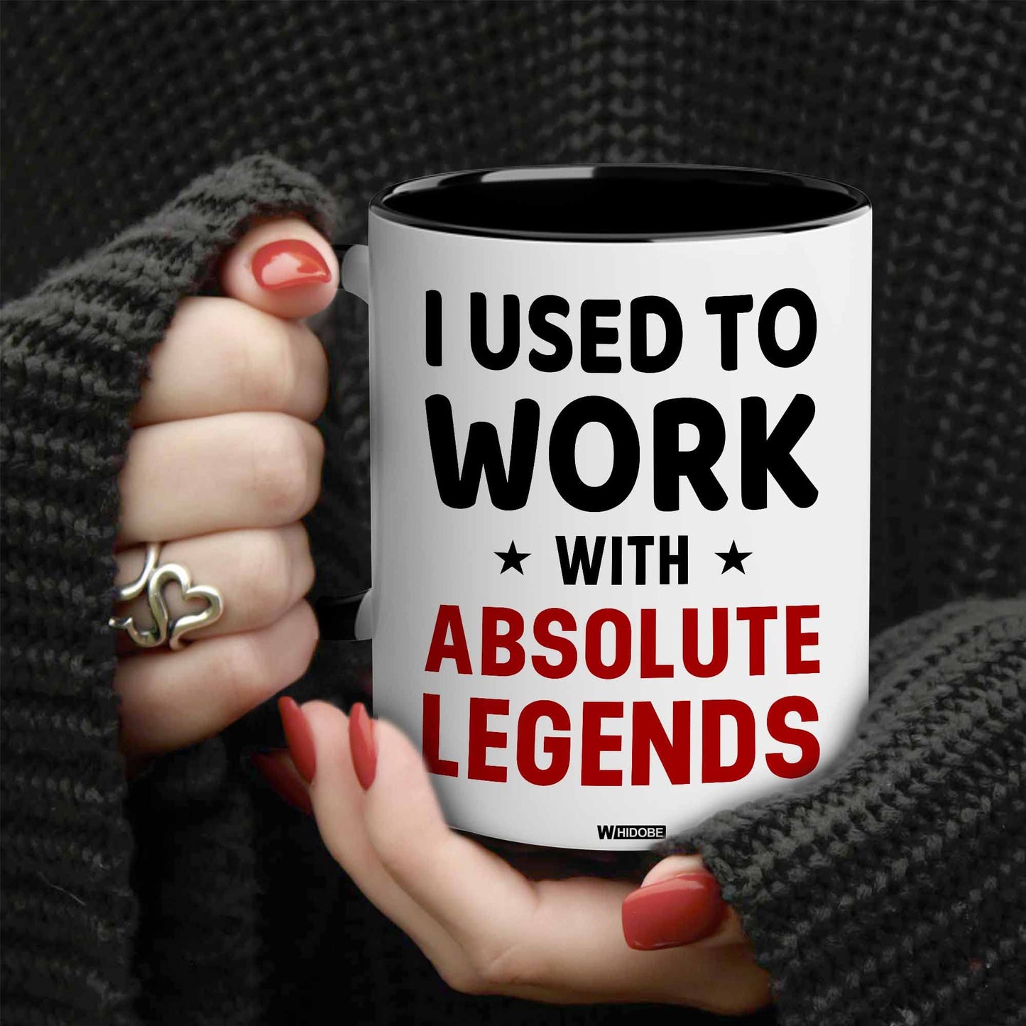 I Used To Work With Absolute Legend Coworker Retirement New Job Goodbye Workplace Office Boss, Women, Men, Going Away, Colleague, Farewell, Leaving, Good Luck New Job Coworker Accent Mug 11OZ