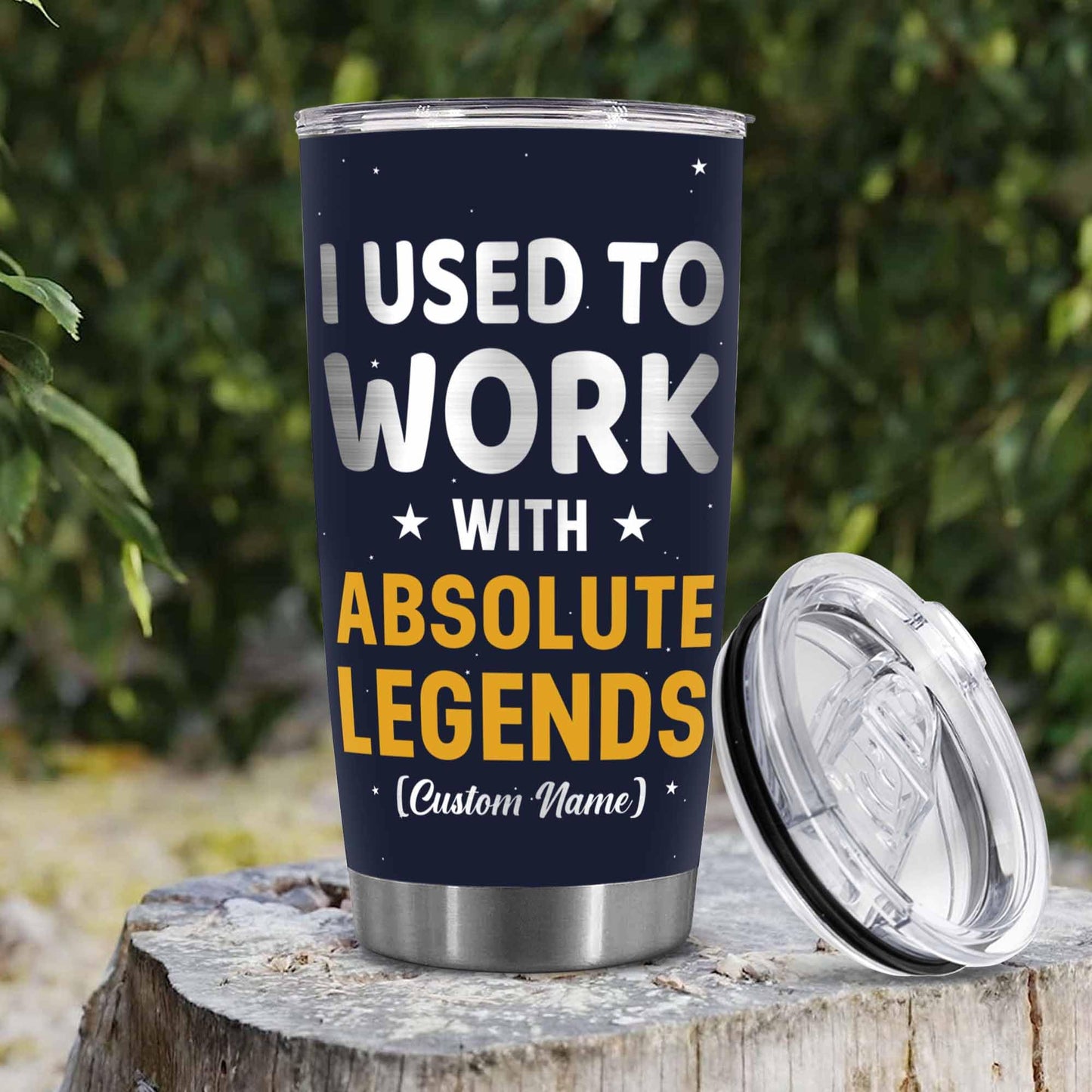 Stainless Steel 20.0 oz Tumbler, Vacuum Insulated Retirement New Job Goodbye Workplace Office Boss, BPA Free
