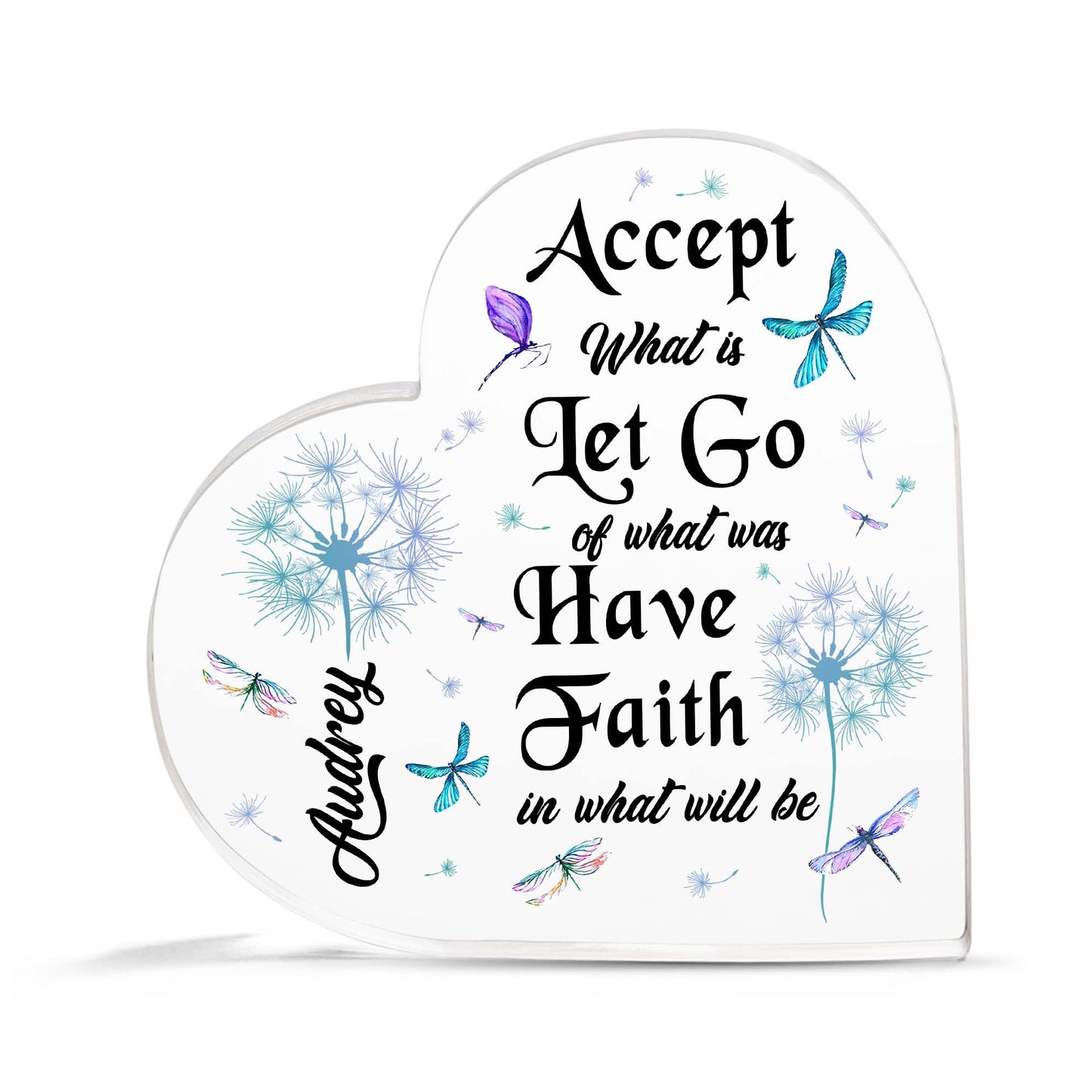 Christian Gifts, Family Religious Gifts for Men Women, Heart-shaped Christian Acrylic Plaque, Christmas Acrylic Plaque, Christian Decorations for Home, Religious Decor, Christian Friend Gifts