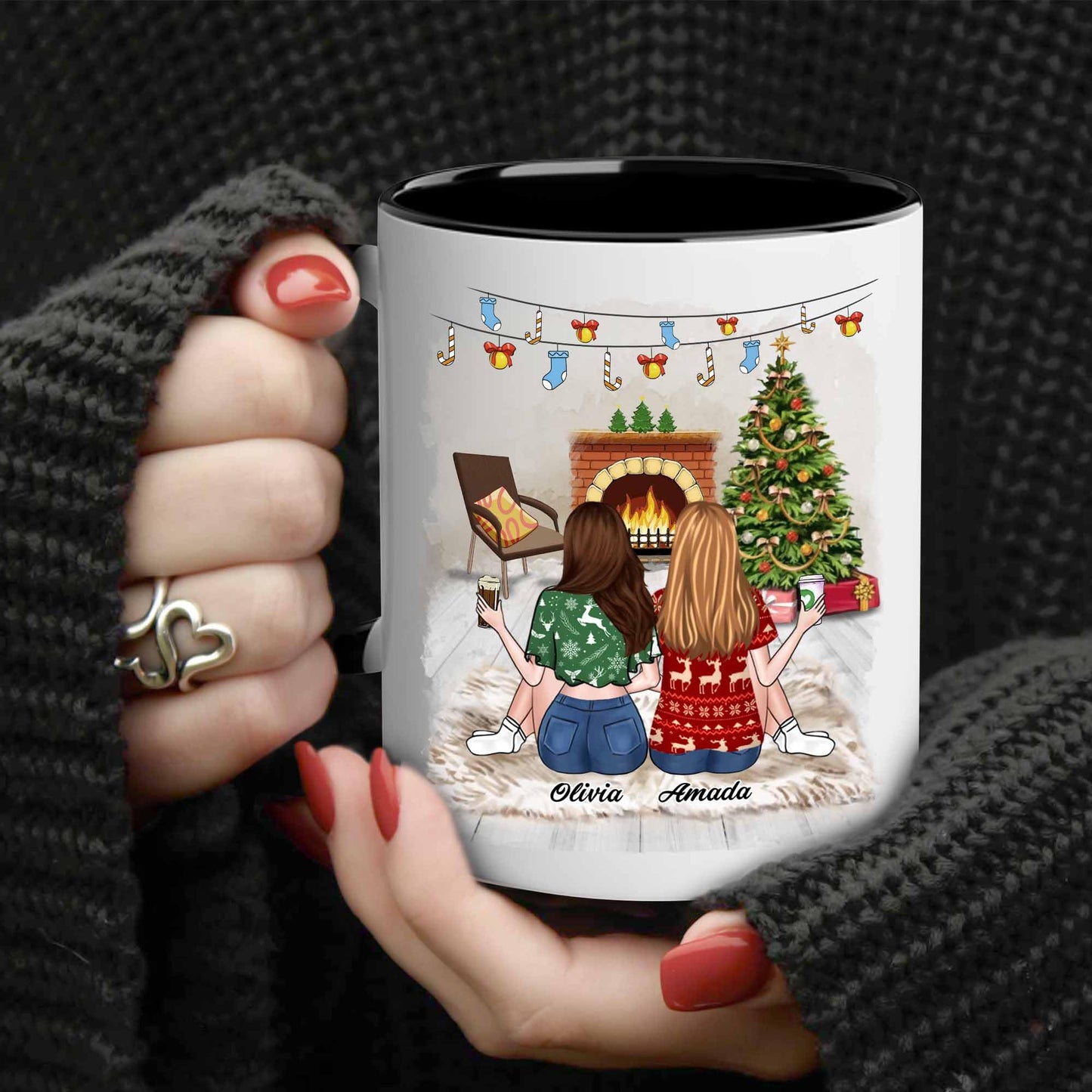 Gift for Sister Mug, Sister Gift for Sister, Best Sister Ever Mug, Sister Birthday Gift Coffee Cup, Side by Side Or Miles Apart Sisters Will Always Be Connected By Heart Women, Mom, Daughter