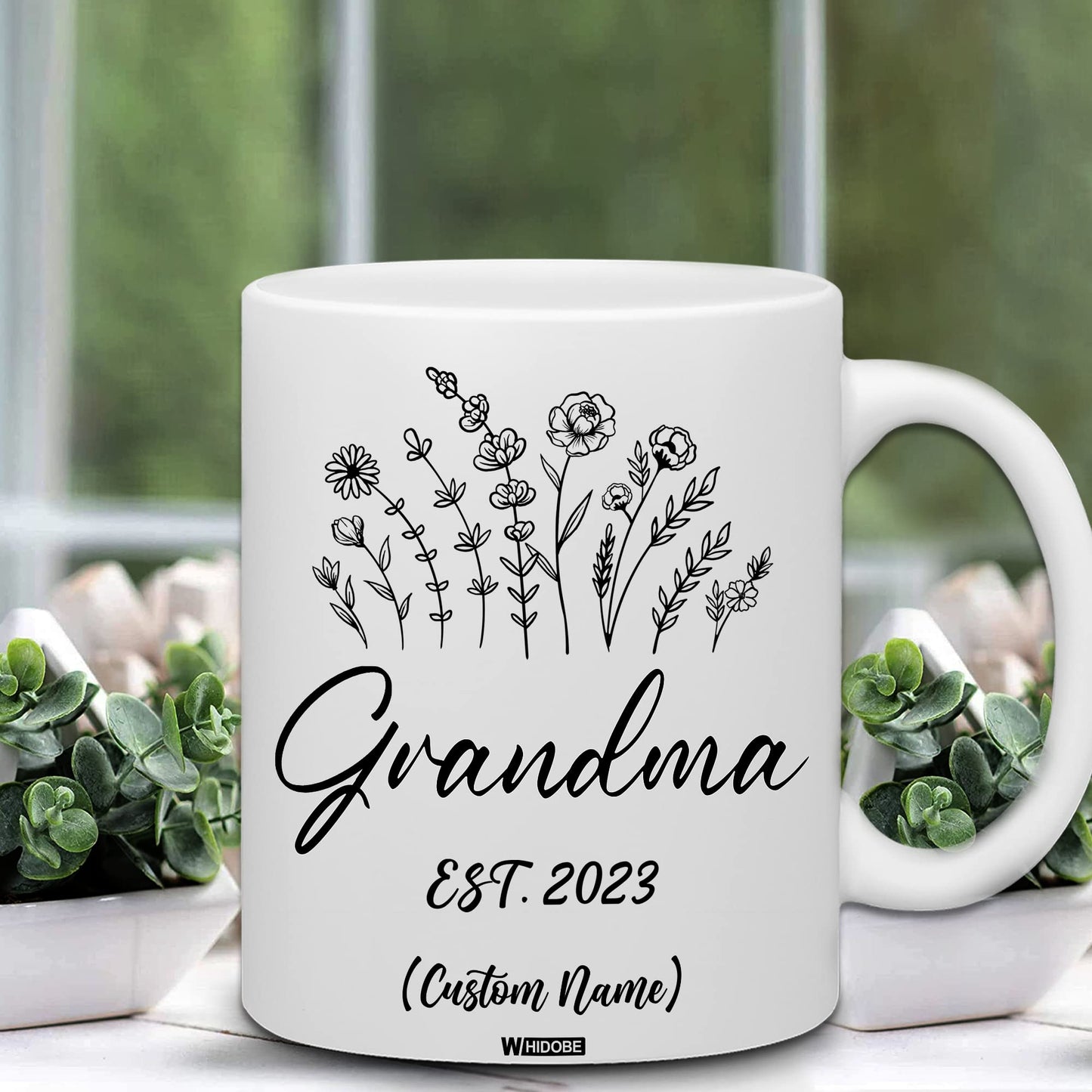 Grandma Gift Mug, New Baby Reveal Gift For Grandma, Grandma To Be From Daughter, Baby Pregnancy Announcement Gift, Cute Mug For Women Woman, New Grandmother, Mothers Day Cup Future Grandma