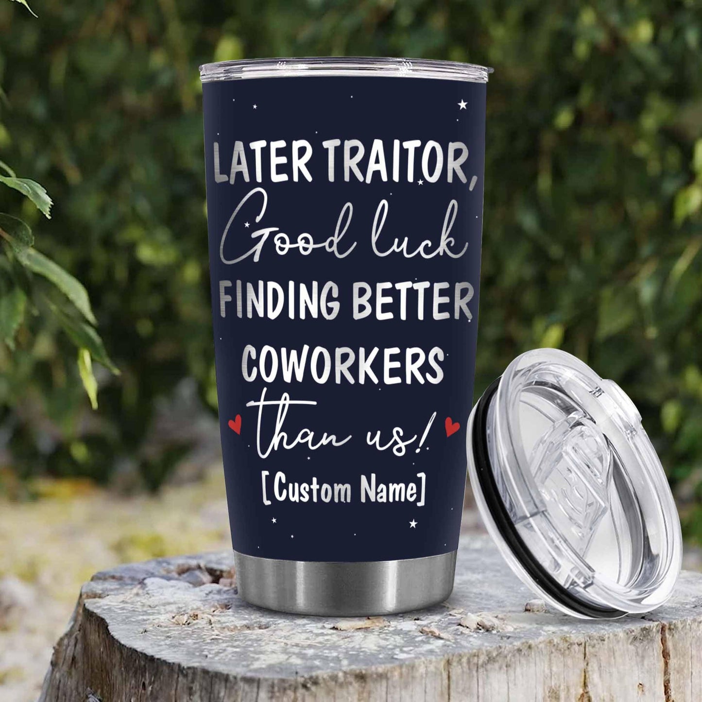 Stainless Steel 20.0 oz Tumbler, Vacuum Insulated Retirement New Job Goodbye Workplace Office Boss, BPA Free