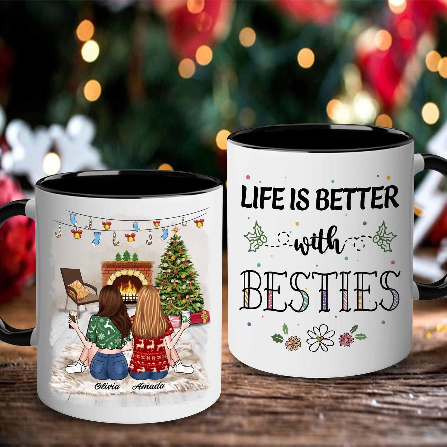 Gift for Sister Mug, Sister Gift for Sister, Best Sister Ever Mug, Sister Birthday Gift Coffee Cup, Side by Side Or Miles Apart Sisters Will Always Be Connected By Heart Women, Mom, Daughter