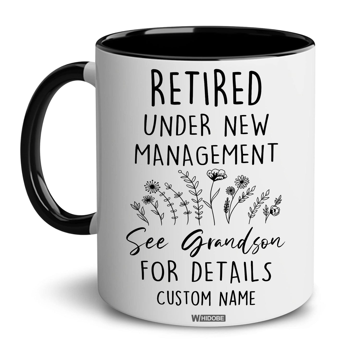 Retirement Gifts for Women, Retirement Gifts for Grandma, Woman, Mom, Coworker, Retired Mug Retired Under New Management See Grandkids For Details Mug For Mothers Day Birthday Christmas 11OZ