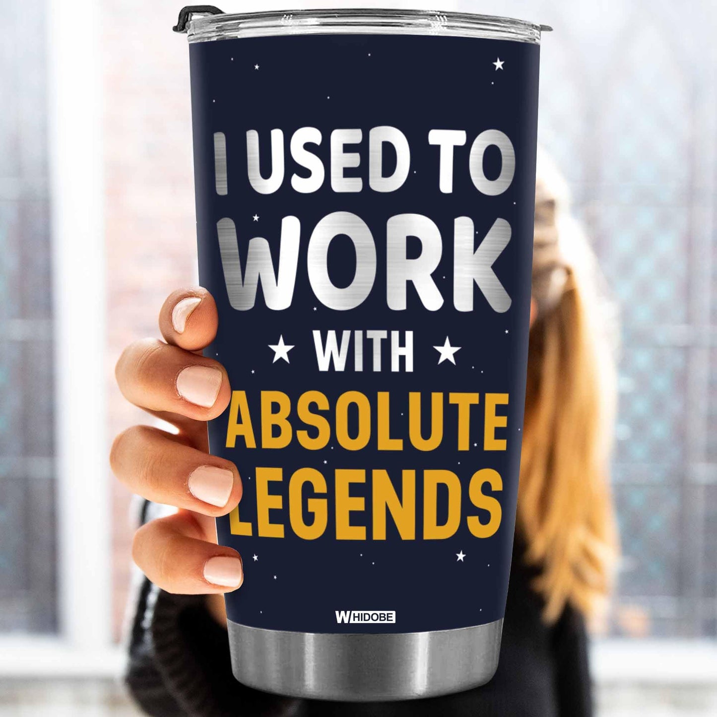 Stainless Steel 20.0 oz Tumbler, Vacuum Insulated Retirement New Job Goodbye Workplace Office Boss, BPA Free