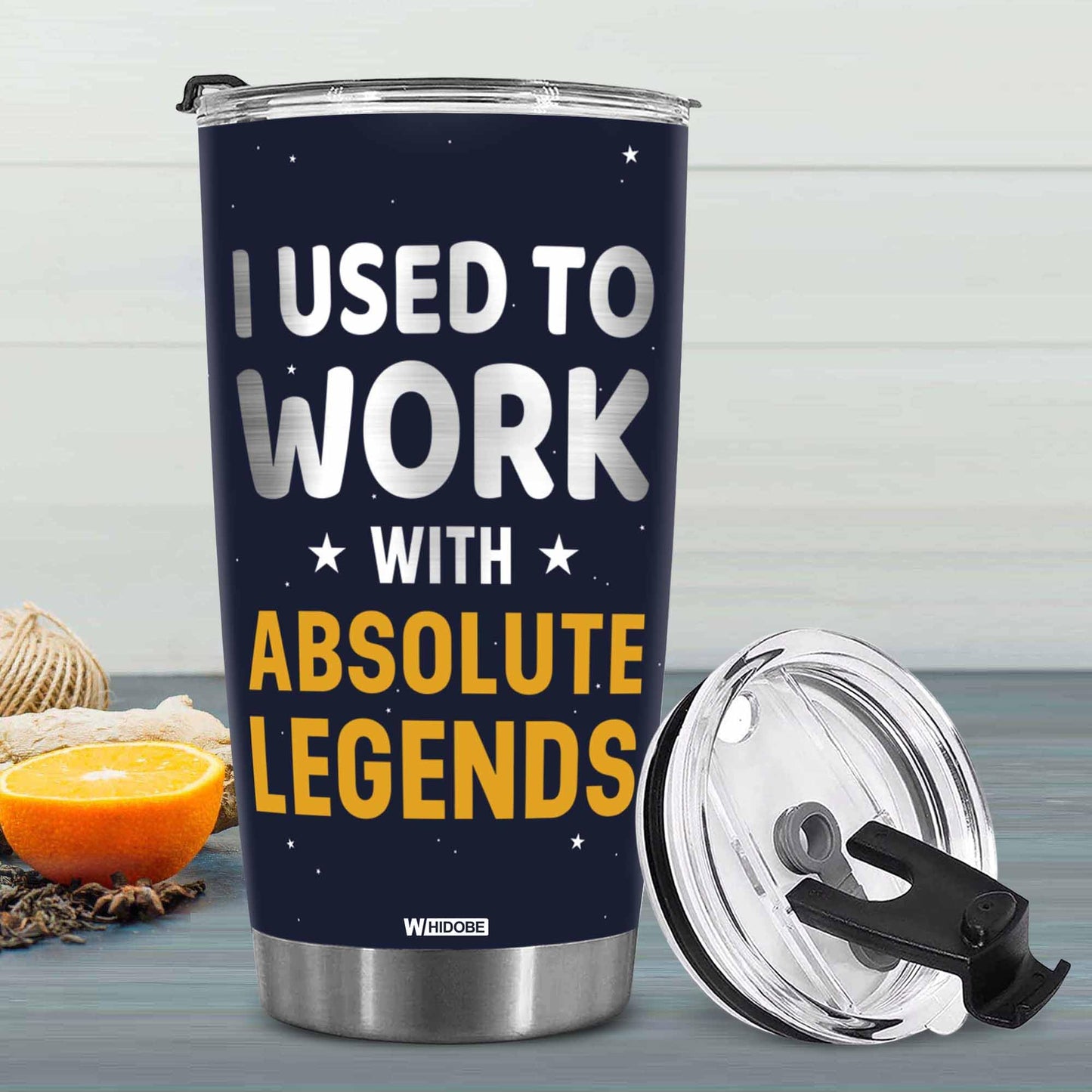 Stainless Steel 20.0 oz Tumbler, Vacuum Insulated Retirement New Job Goodbye Workplace Office Boss, BPA Free
