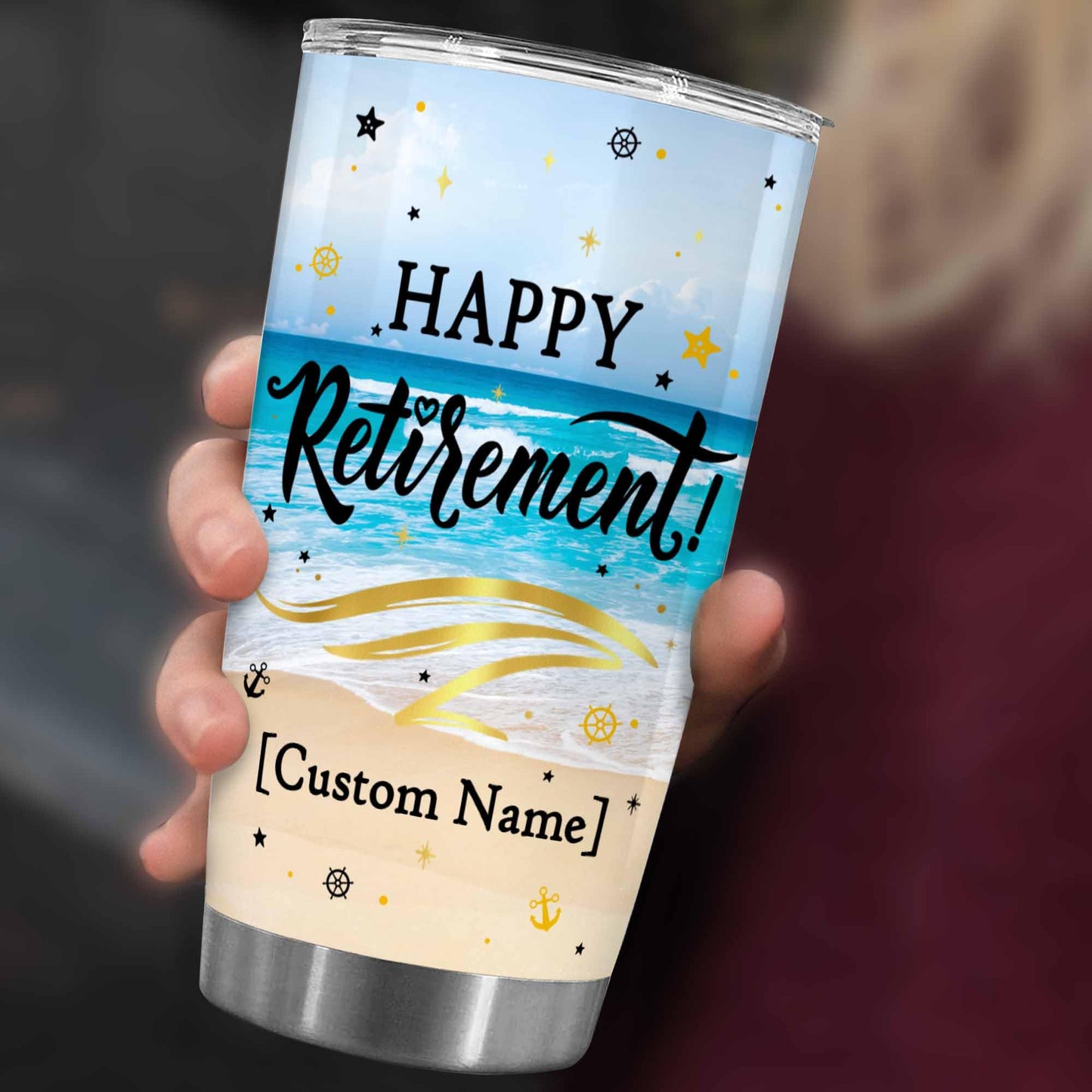 Retirement Gifts - Retirement Tumbler - Retired Not My Problem Any More Tumbler for Women Men Dad Mom Retired Calendar Tumbler Coworkers Idea for Fathers Mothers Day Birthday Christmas 20OZ