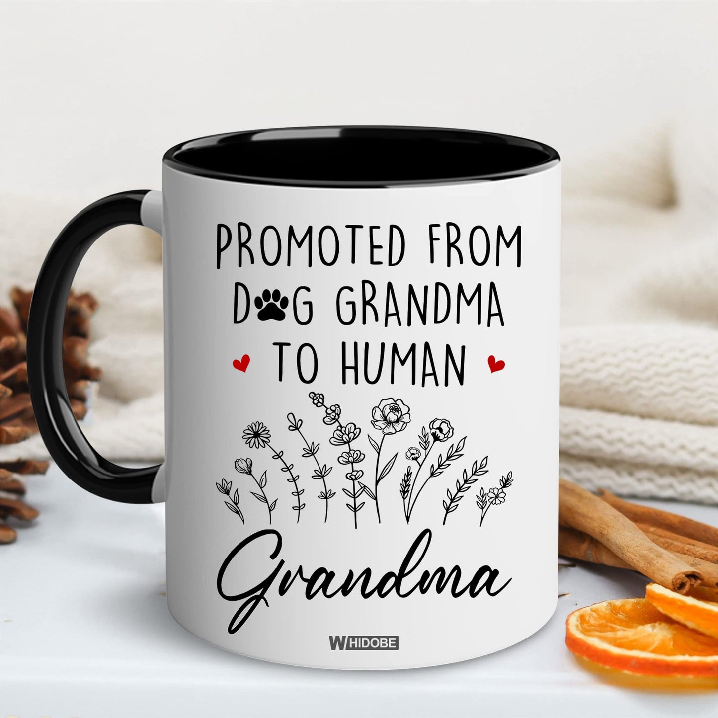 Grandma Gift Mug, New Baby Reveal Gift For Grandma, Grandma To Be From Daughter, Baby Pregnancy Announcement Gift, Cute Mug For Women Woman, New Grandmother, Mothers Day Cup Future Grandma