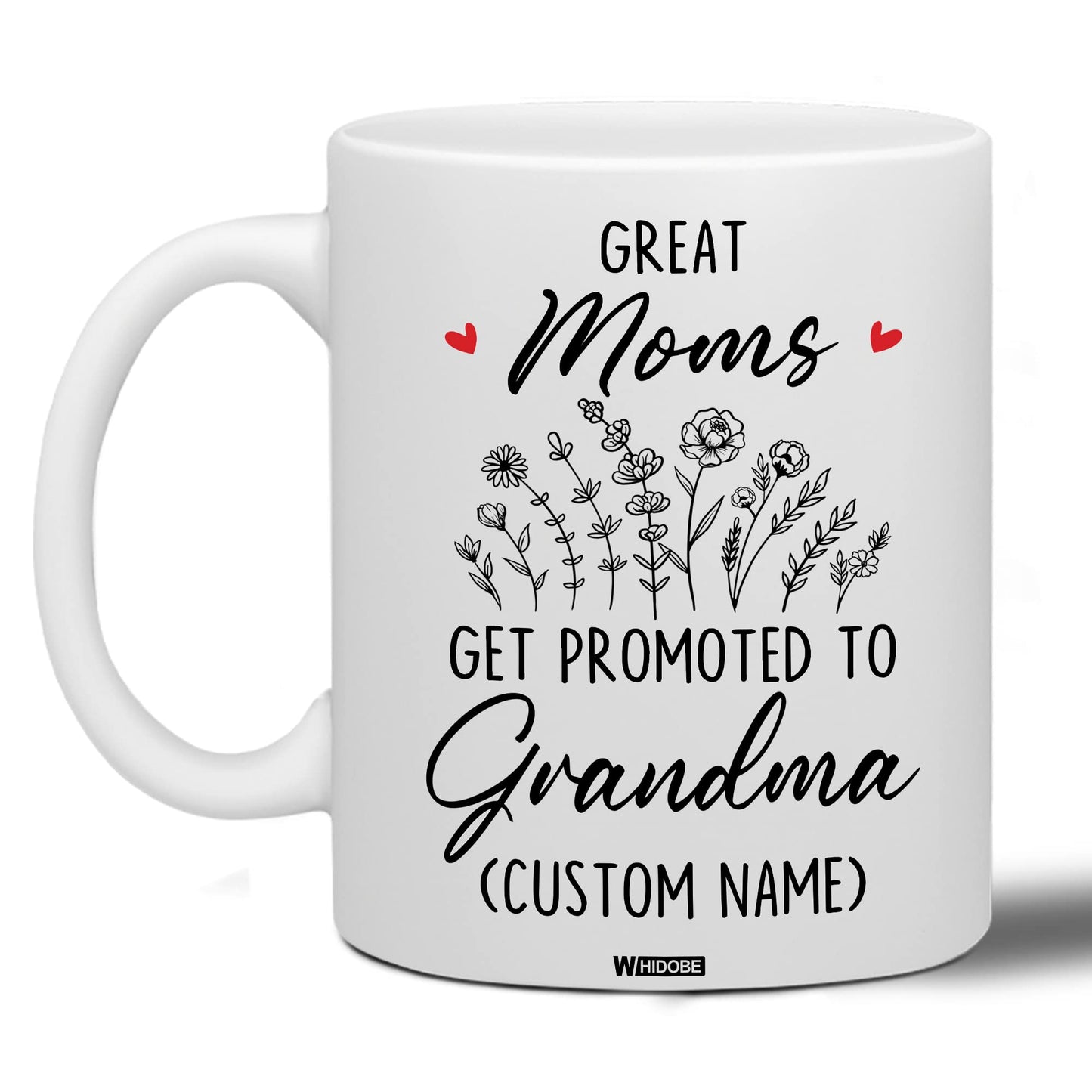 Grandma Gift Mug, New Baby Reveal Gift For Grandma, Grandma To Be From Daughter, Baby Pregnancy Announcement Gift, Cute Mug For Women Woman, New Grandmother, Mothers Day Cup Future Grandma