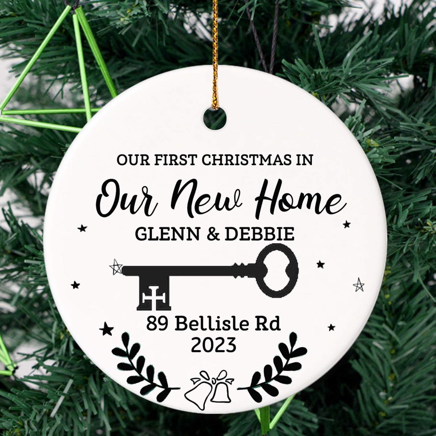 Our First Christmas as Mr. and Mrs. Ornament, Wedding Gifts for Couple Bride and Groom, 1st Christmas Married Ornaments, 2023 Christmas Tree Decoration, Bridal Shower Gift, Newlywed Gift