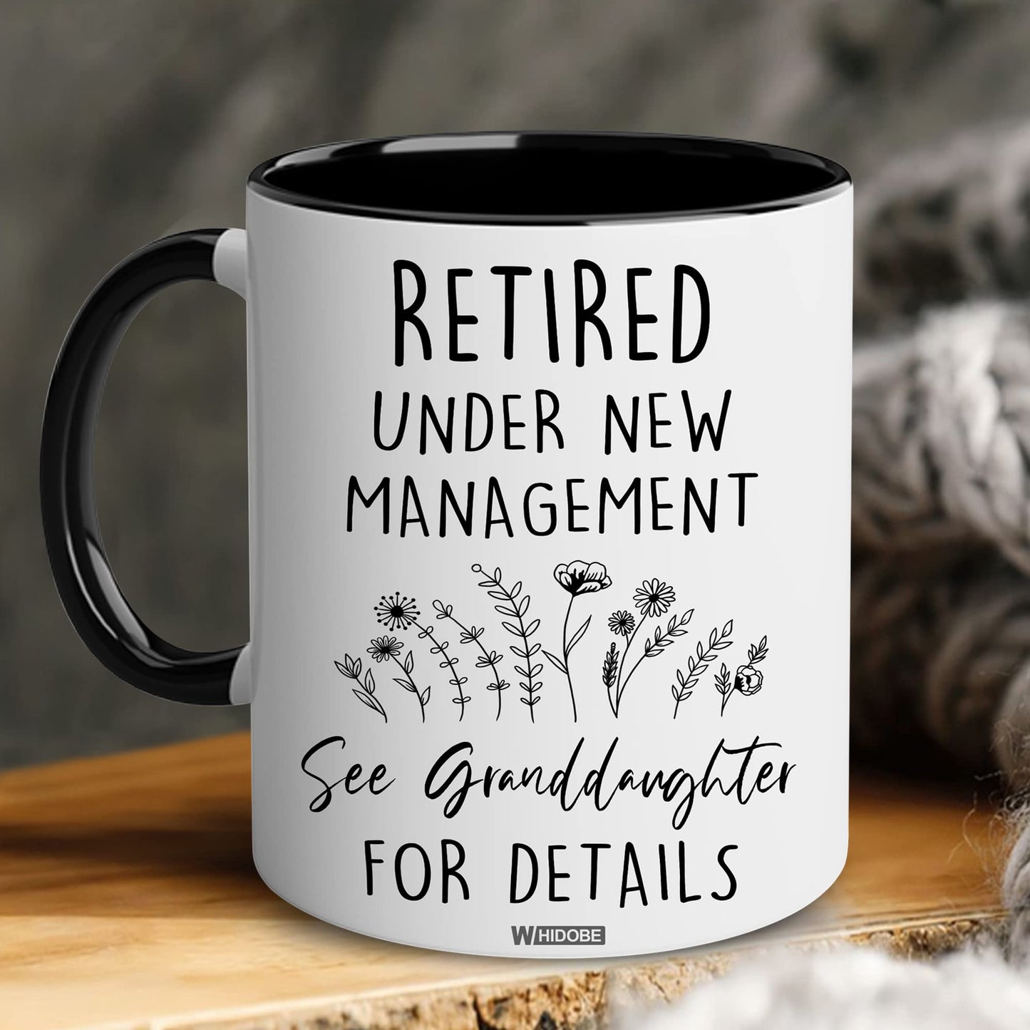 Retirement Gifts for Women, Retirement Gifts for Grandma, Woman, Mom, Coworker, Retired Mug Retired Under New Management See Grandkids For Details Mug For Mothers Day Birthday Christmas 11OZ