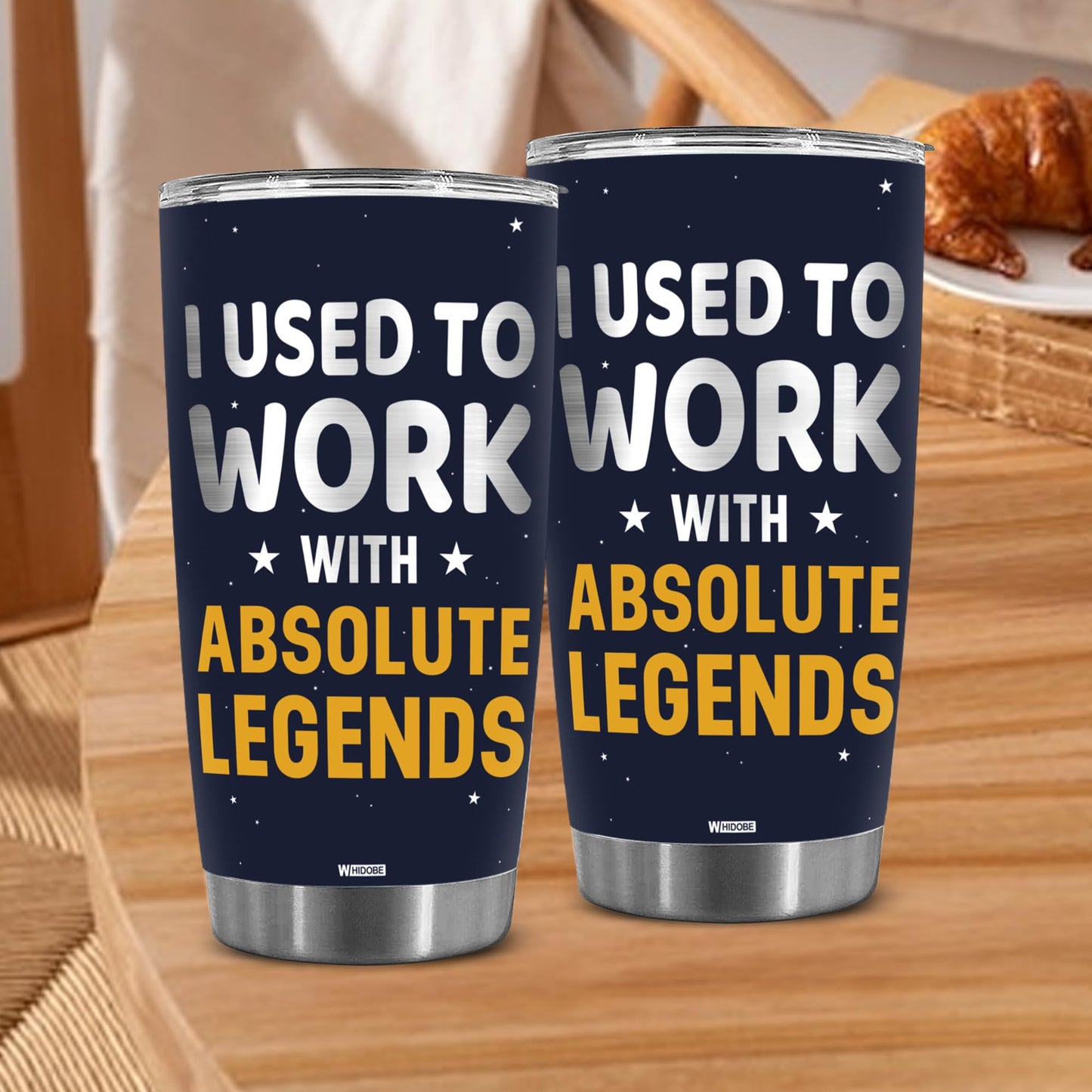 Stainless Steel 20.0 oz Tumbler, Vacuum Insulated Retirement New Job Goodbye Workplace Office Boss, BPA Free