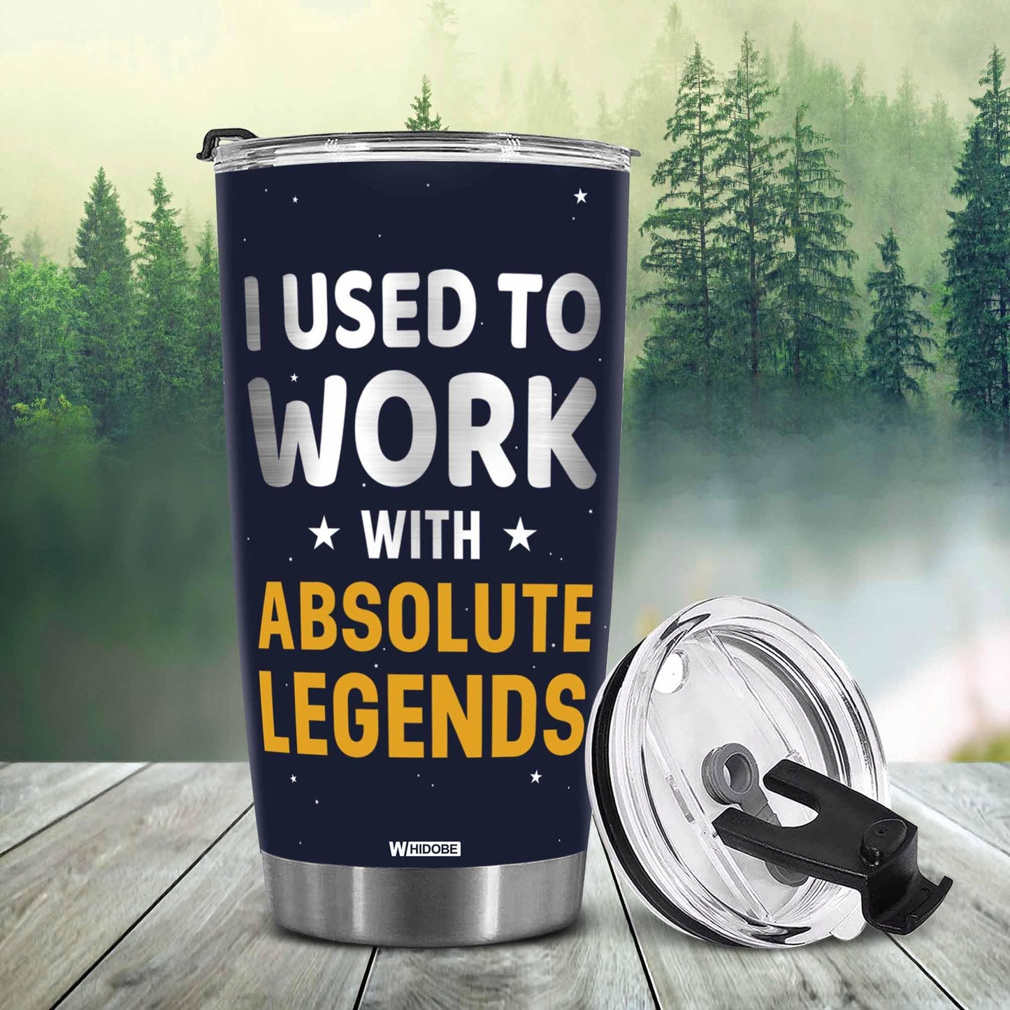 Stainless Steel 20.0 oz Tumbler, Vacuum Insulated Retirement New Job Goodbye Workplace Office Boss, BPA Free