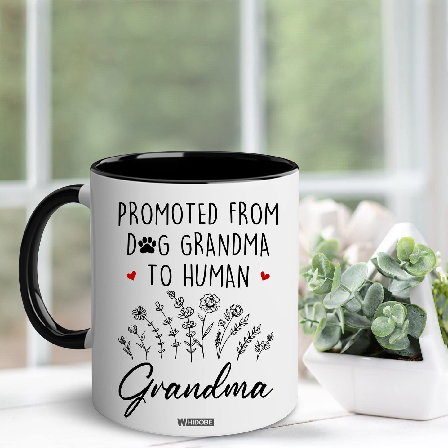 Grandma Gift Mug, New Baby Reveal Gift For Grandma, Grandma To Be From Daughter, Baby Pregnancy Announcement Gift, Cute Mug For Women Woman, New Grandmother, Mothers Day Cup Future Grandma