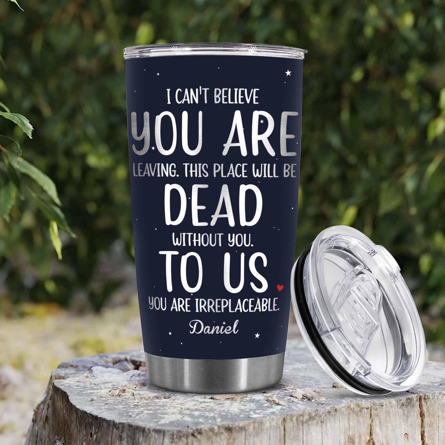 Stainless Steel 20.0 oz Tumbler, Vacuum Insulated Retirement New Job Goodbye Workplace Office Boss, BPA Free