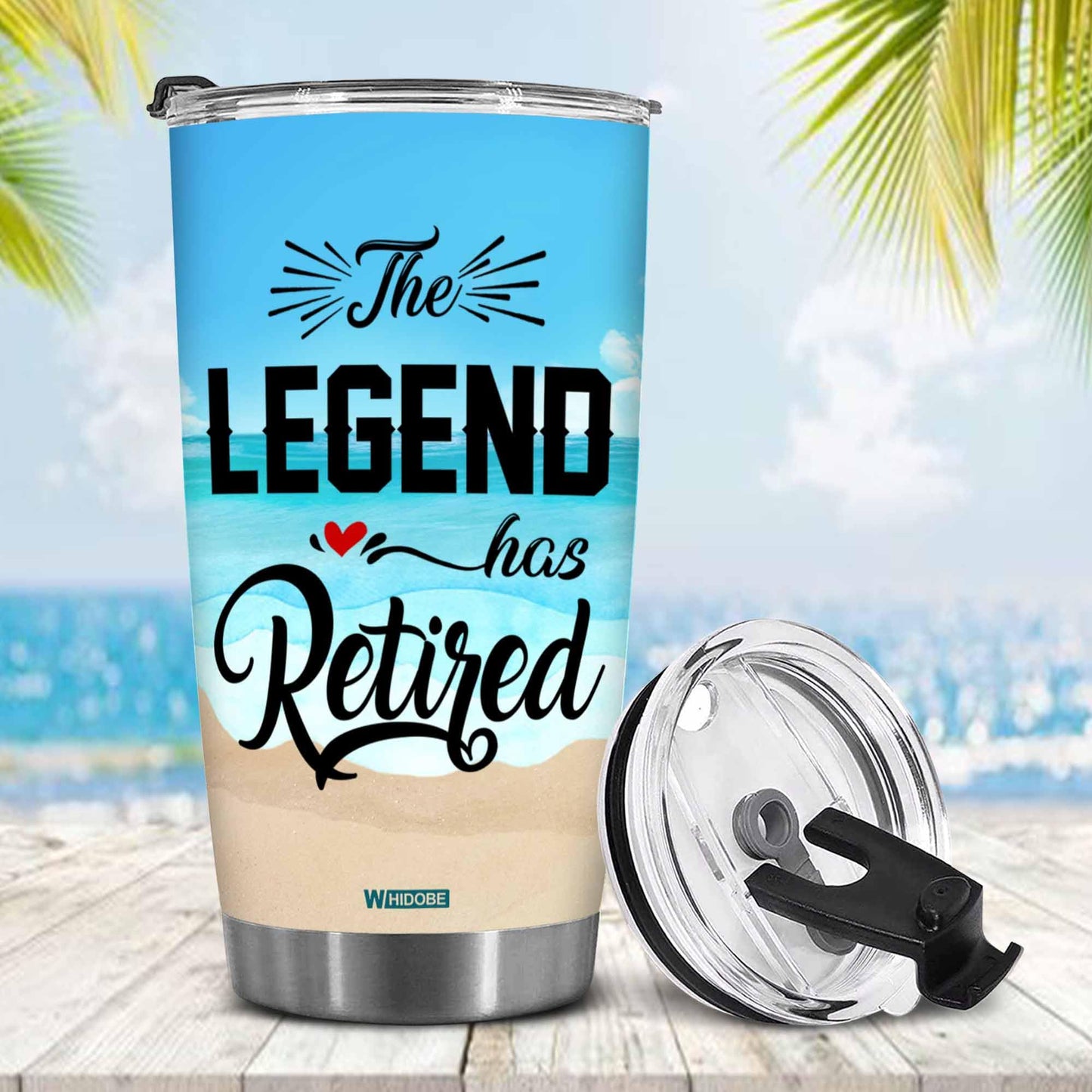 Retirement Gifts - Retirement Tumbler - The legend has retired Tumbler for Women Men Dad Mom Retired Calendar Tumbler Coworkers Idea for Fathers Mothers Day Birthday Christmas 20OZ