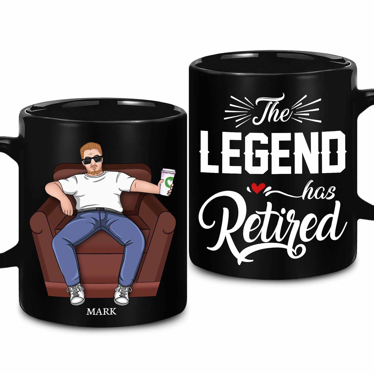 Retirement Gifts Retirement Mug Retired Mug The Legend Has Retired Mug for Women Men Dad Mom Retired Calendar Mug Coworkers Office Family Idea Her Mothers Fathers Day Birthday Christmas