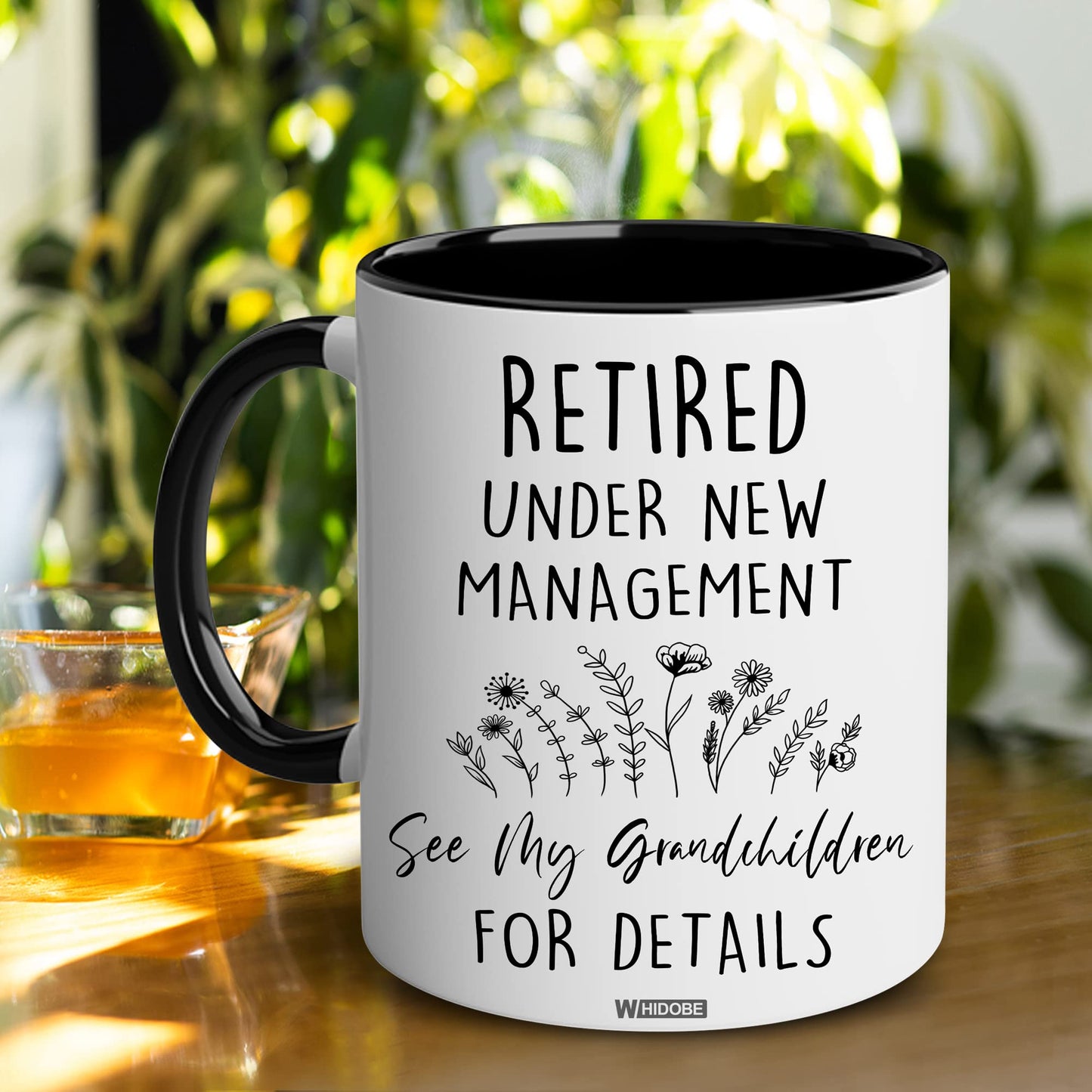 Retirement Gifts for Women, Retirement Gifts for Grandma, Woman, Mom, Coworker, Retired Mug Retired Under New Management See Grandkids For Details Mug For Mothers Day Birthday Christmas 11OZ