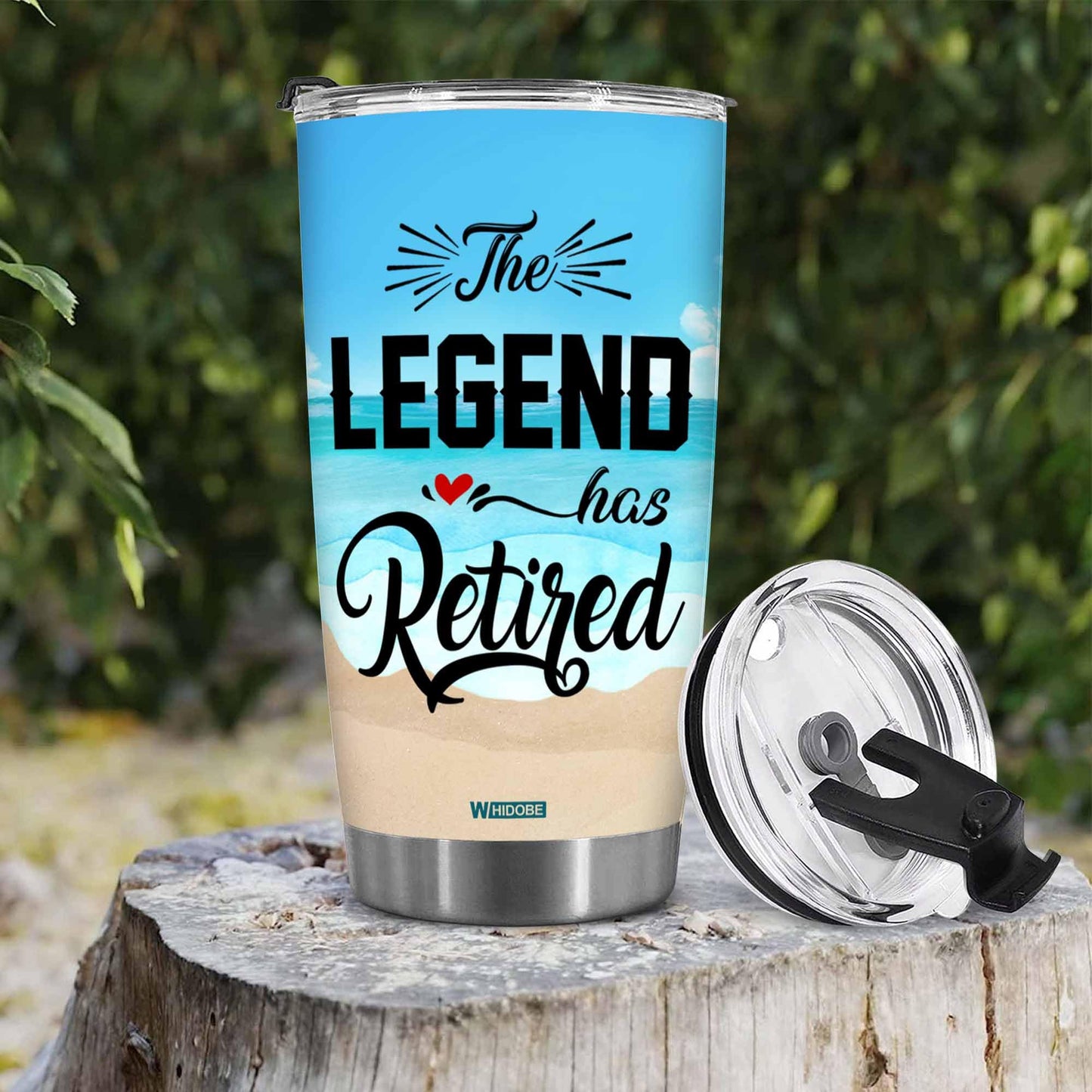 Retirement Gifts - Retirement Tumbler - The legend has retired Tumbler for Women Men Dad Mom Retired Calendar Tumbler Coworkers Idea for Fathers Mothers Day Birthday Christmas 20OZ