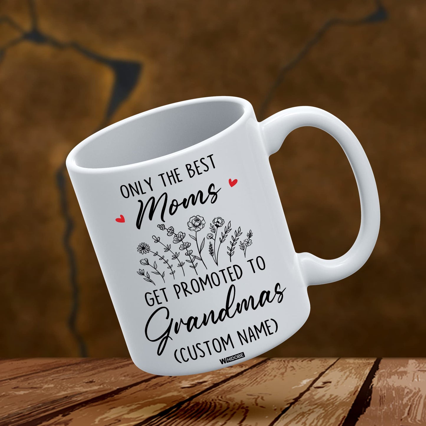 Grandma Gift Mug, New Baby Reveal Gift For Grandma, Grandma To Be From Daughter, Baby Pregnancy Announcement Gift, Cute Mug For Women Woman, New Grandmother, Mothers Day Cup Future Grandma