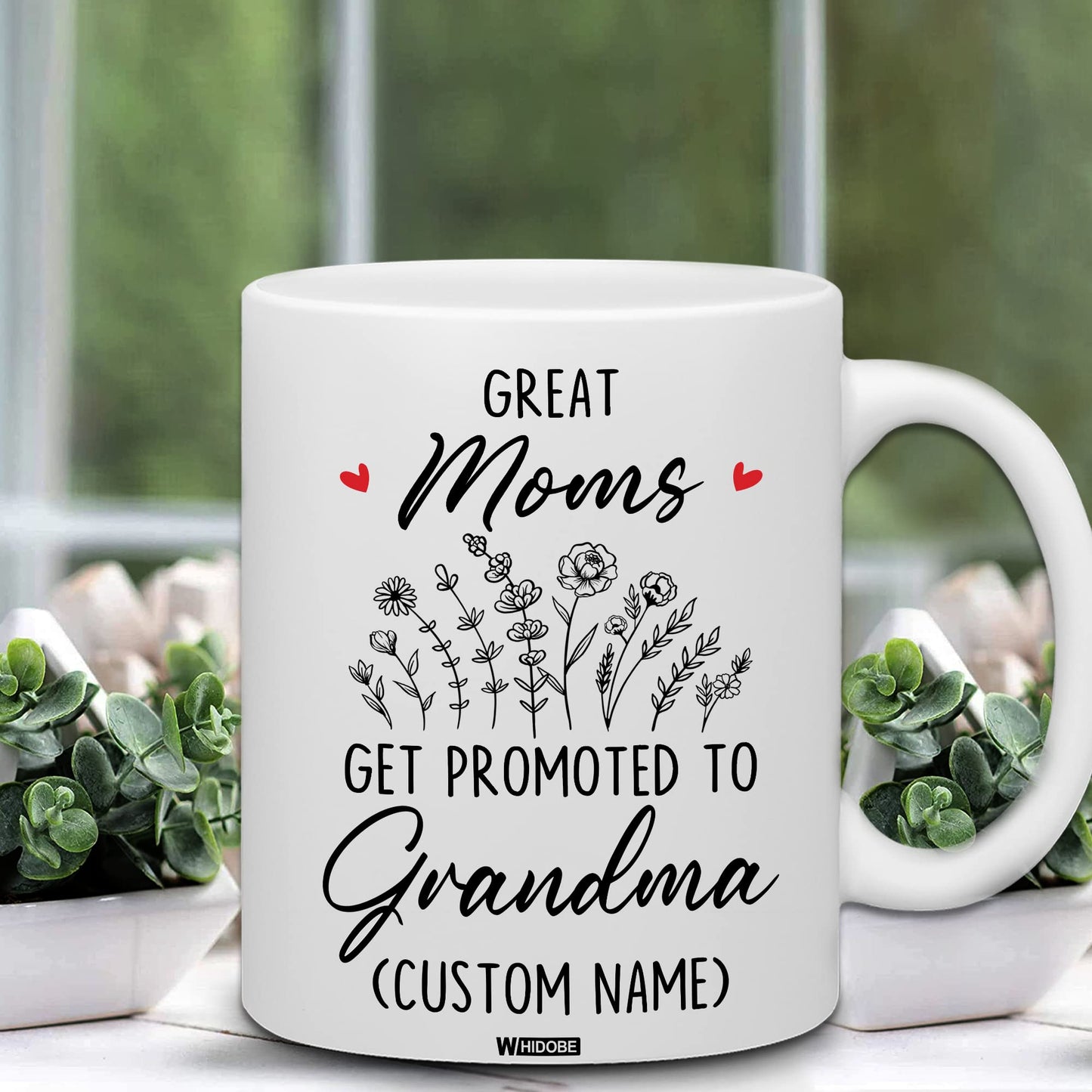 Grandma Gift Mug, New Baby Reveal Gift For Grandma, Grandma To Be From Daughter, Baby Pregnancy Announcement Gift, Cute Mug For Women Woman, New Grandmother, Mothers Day Cup Future Grandma