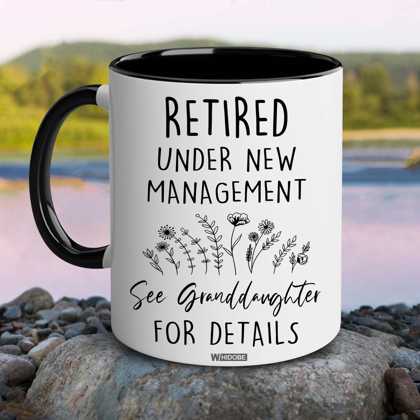 Retirement Gifts for Women, Retirement Gifts for Grandma, Woman, Mom, Coworker, Retired Mug Retired Under New Management See Grandkids For Details Mug For Mothers Day Birthday Christmas 11OZ