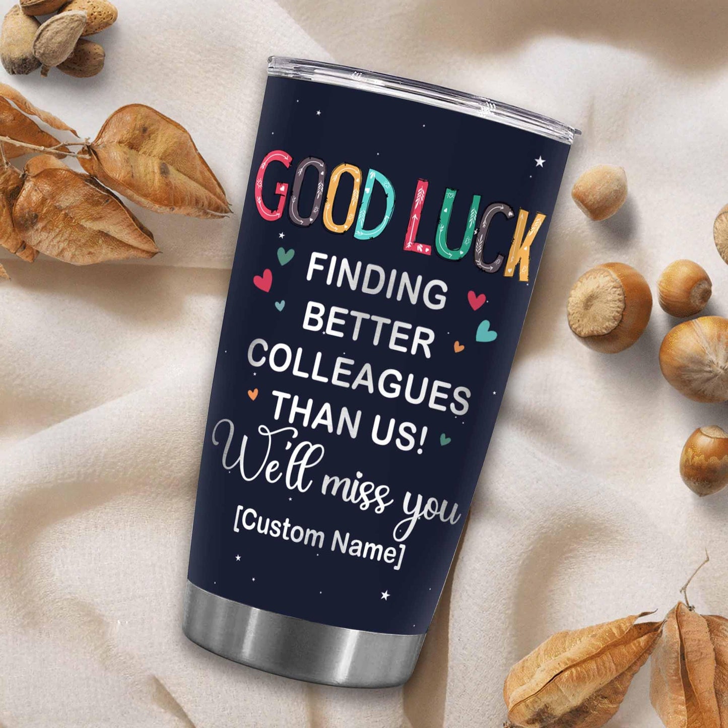 Stainless Steel 20.0 oz Tumbler, Vacuum Insulated Retirement New Job Goodbye Workplace Office Boss, BPA Free