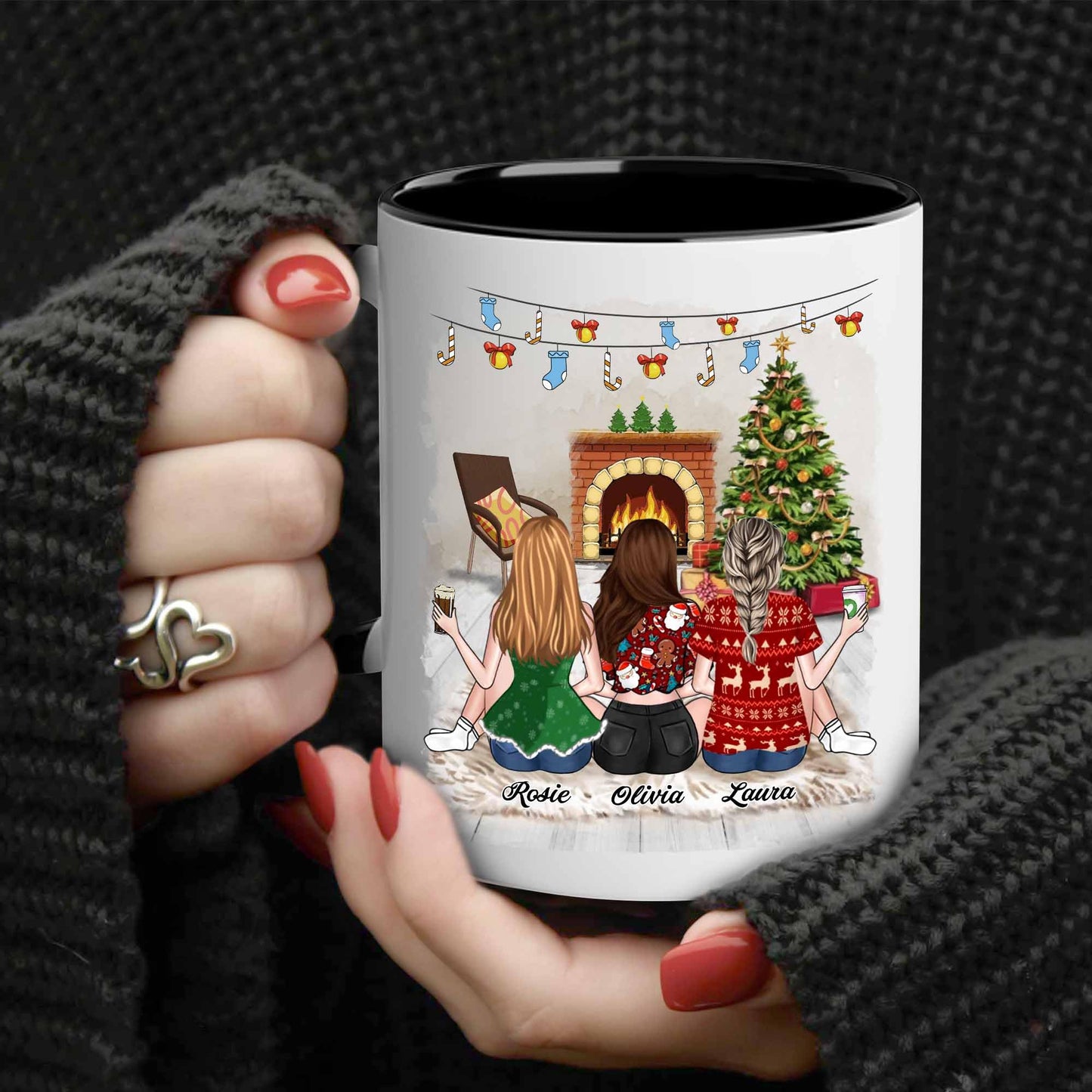 Gift for Sister Mug, Sister Gift for Sister, Best Sister Ever Mug, Sister Birthday Gift Coffee Cup, Side by Side Or Miles Apart Sisters Will Always Be Connected By Heart Women, Mom, Daughter