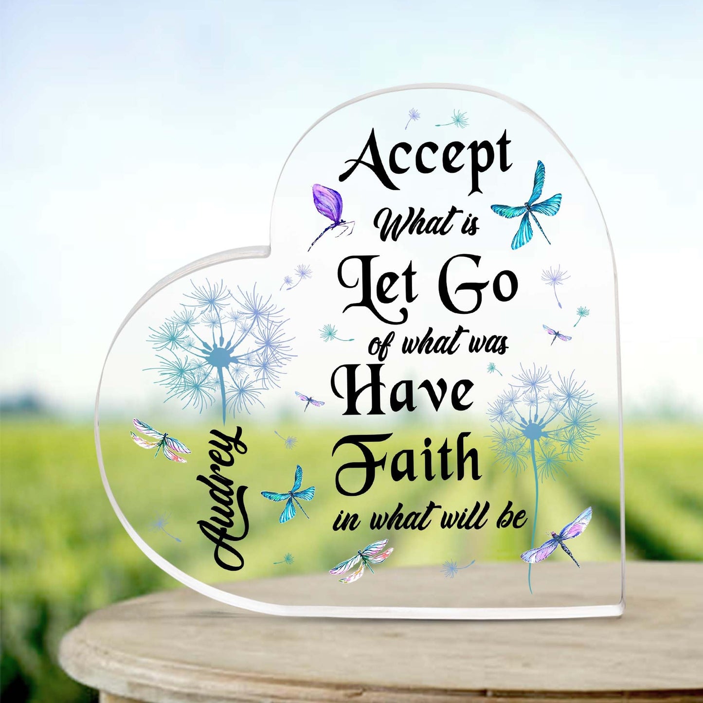 Christian Gifts, Family Religious Gifts for Men Women, Heart-shaped Christian Acrylic Plaque, Christmas Acrylic Plaque, Christian Decorations for Home, Religious Decor, Christian Friend Gifts