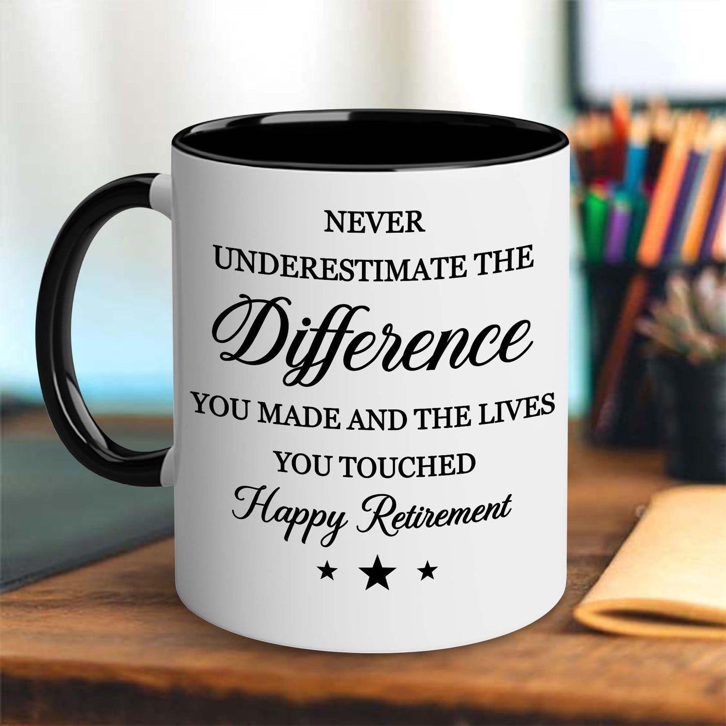 Happy Retirement Gifts for Men Women - Going Away Gifts for Boss, Manager, Coworkers Office, Colleague, Goodbye, Farewell, Coworkers Leaving, Quitter for Coworker, Retired Accent Mug 11oz