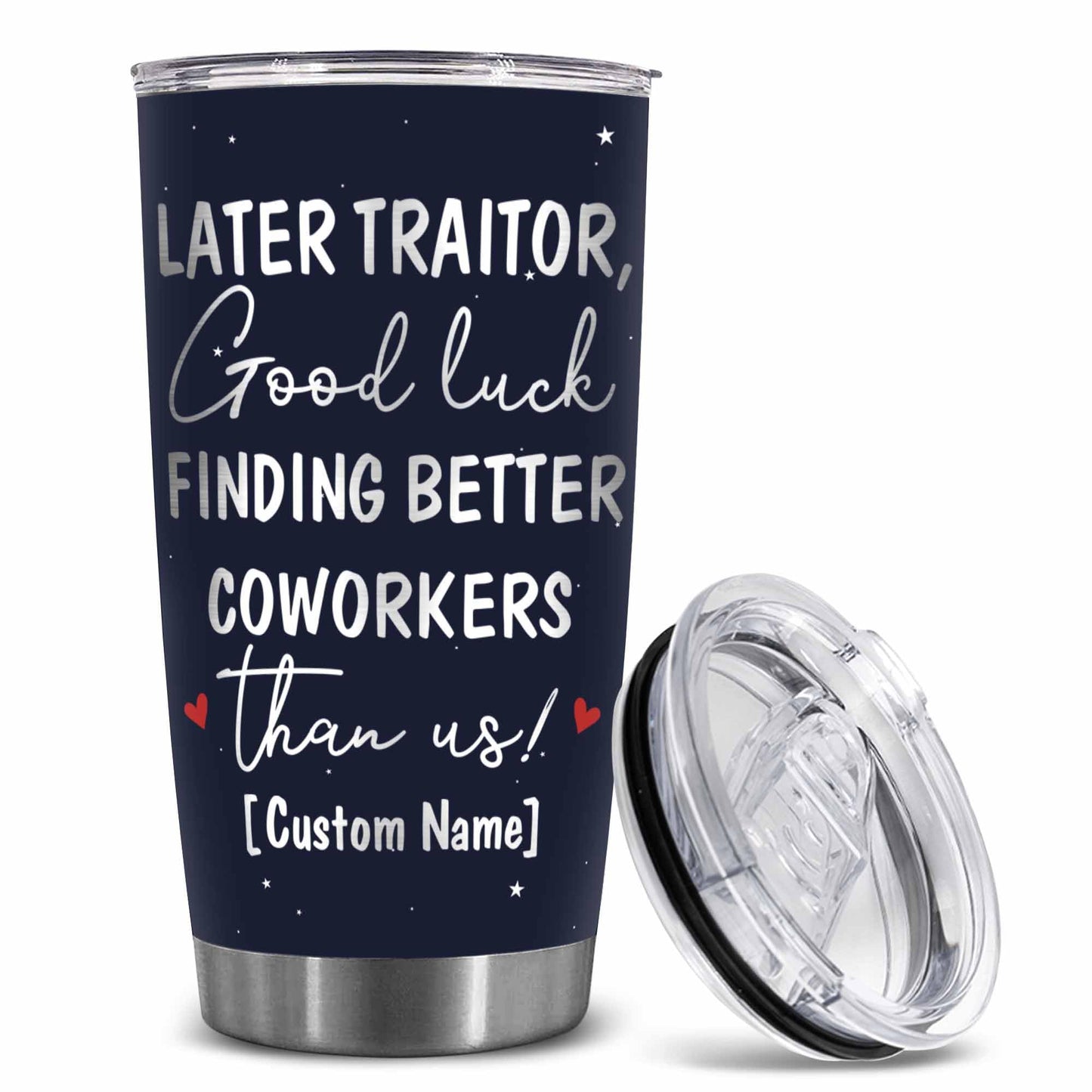 Stainless Steel 20.0 oz Tumbler, Vacuum Insulated Retirement New Job Goodbye Workplace Office Boss, BPA Free